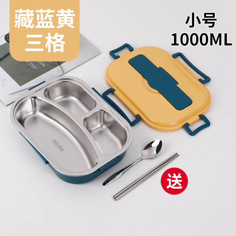 Caja de almuerzo aislada portátil de gran capacidad compartimento de estudiante de trabajador de oficina caja de almuerzo sellada sin olor caja de embalaje multi-especificación