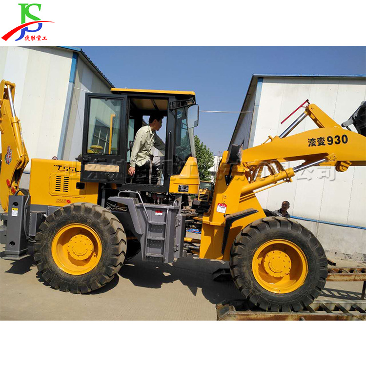 Equipo de transporte de carga de excavación hidráulico de construcción de dos extremos ocupado huerto huerto equipo de transporte de ruedas