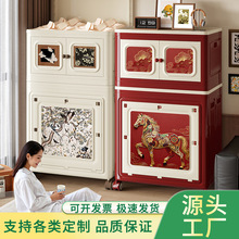 衣服收纳柜可折叠大容量带轮收纳箱家用衣物被子宝宝玩具储物柜子