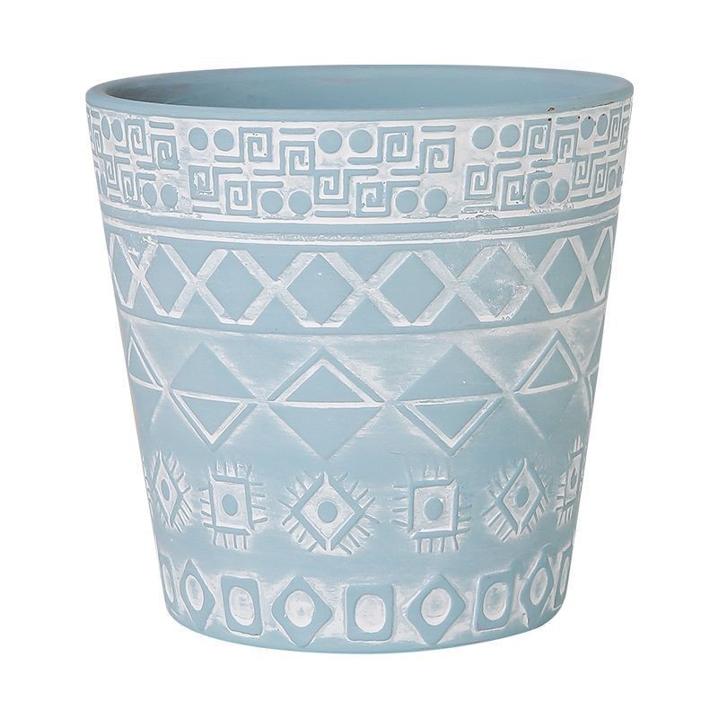 Sky blue single basin