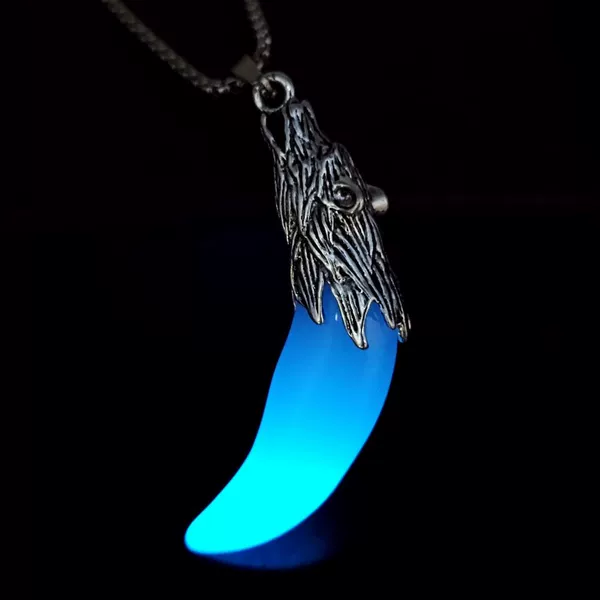 Ancient silver blue light