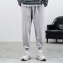 百搭休闲裤男宽松直筒休闲裤2026潮男束脚裤子百搭ins港风潮男裤