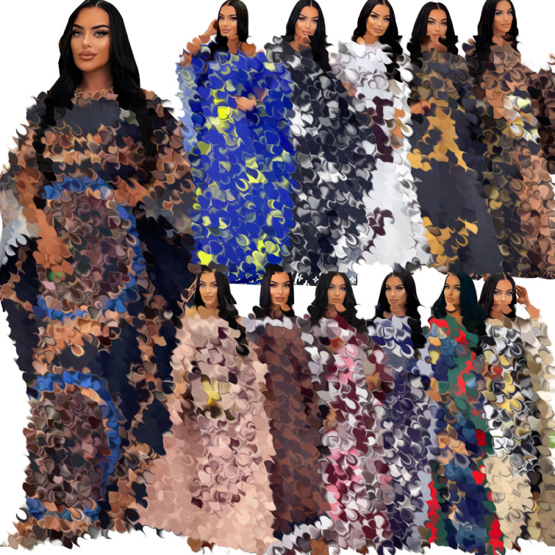 Y71353 European and American women's clothing wholesale Amazon beach swimsuit coat light sleeveless shoulder oversized dress Y71353 European and American women's clothing wholesale Amazon beach swimsuit coat light sleeveless shoulder oversized dress