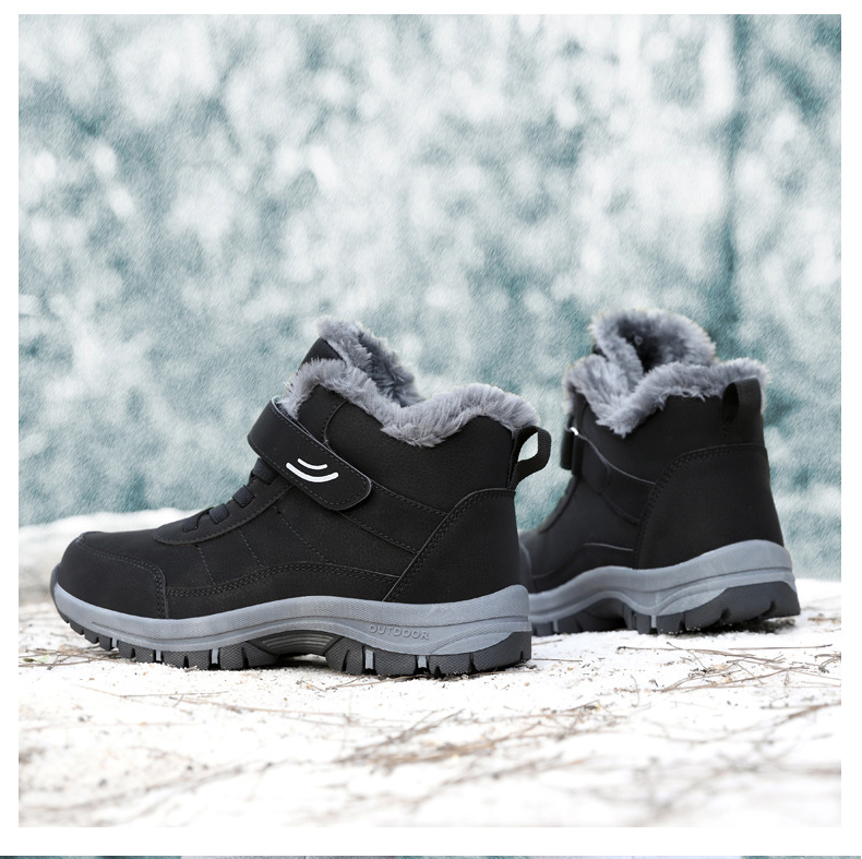 Stivali da neve da donna, da uomo, in cotone, scarpe da ginnastica, antiscivolo, comode, unisex, leggere, traspiranti_voghion.com