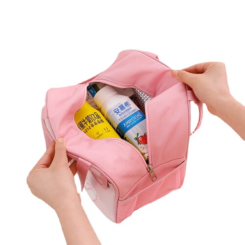 Student Insulated Lunch Bag Storage Bag Large Capacity Portable Lunch Box Bag Thickened Aluminum Foil Film Lunch Bag Bag Wholesale