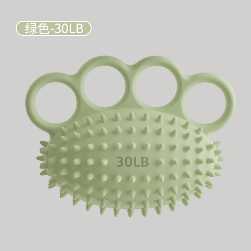 Suministro directo de silicona de cuatro dedos Bola de erizo Masaje de recuperación de la fuerza de la mano Bola de agarre anti-caída Bola de entrenamiento de rehabilitación