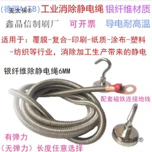 进口德国银纤维除静电绳纺织喷涂复合覆膜印刷无纺布防静电麦太保