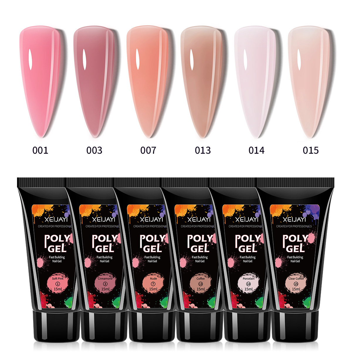 Extensi&oacute;n de cristal pegamento traje de u&ntilde;as arte fototerapia pegamento 15ml pegajoso diamante UV extensi&oacute;n r&aacute;pida sin bandeja de papel f&aacute;brica al por mayor