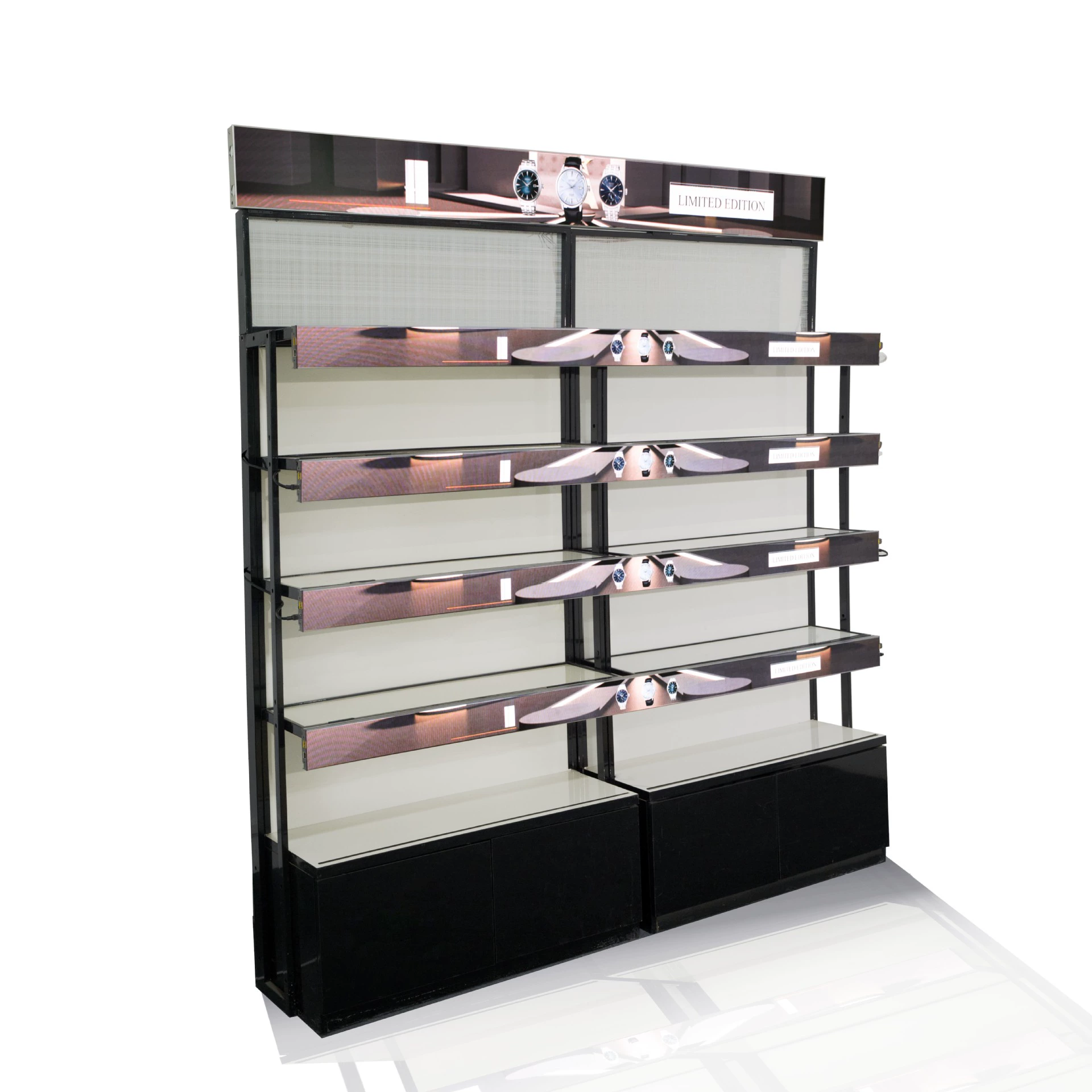 LED display GOB merchant super counter shop signature rolling electronic advertisement full -color walking screen LED shelf screen