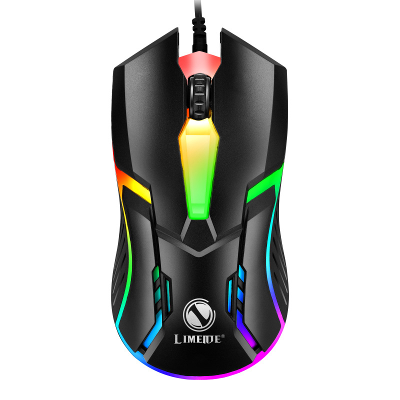 Limei S1 gaming luminous wired mouse USB...