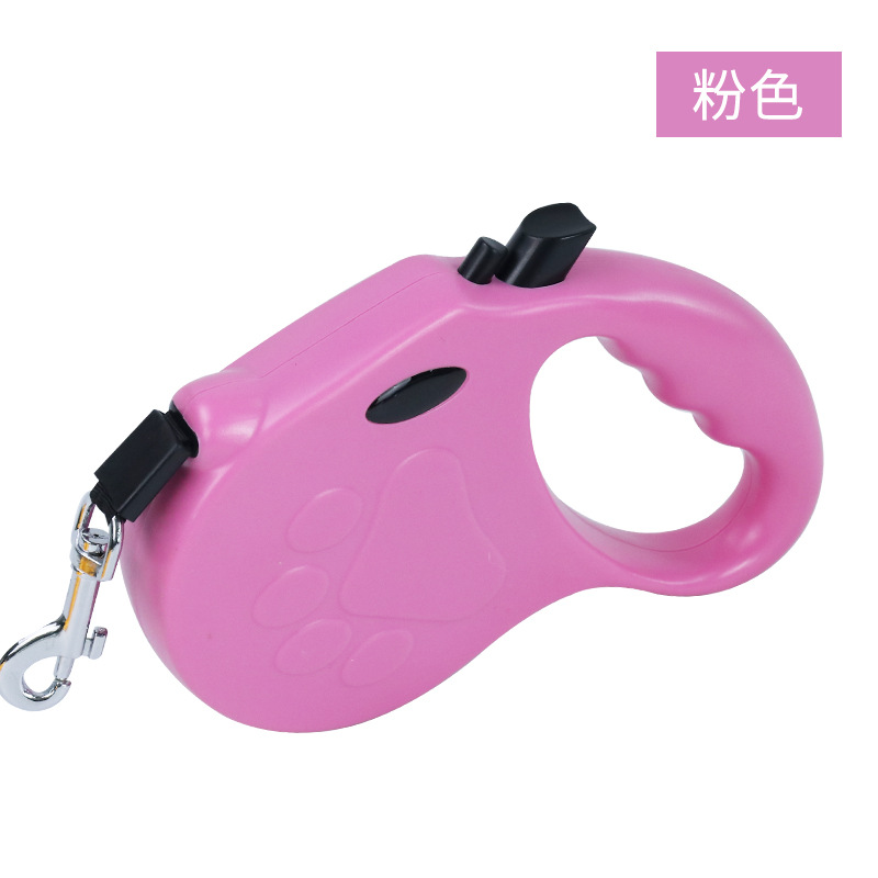 Fábrica en stock nuevas huellas 5M correa retráctil correa de perro duradera correa de perro retráctil al por mayor