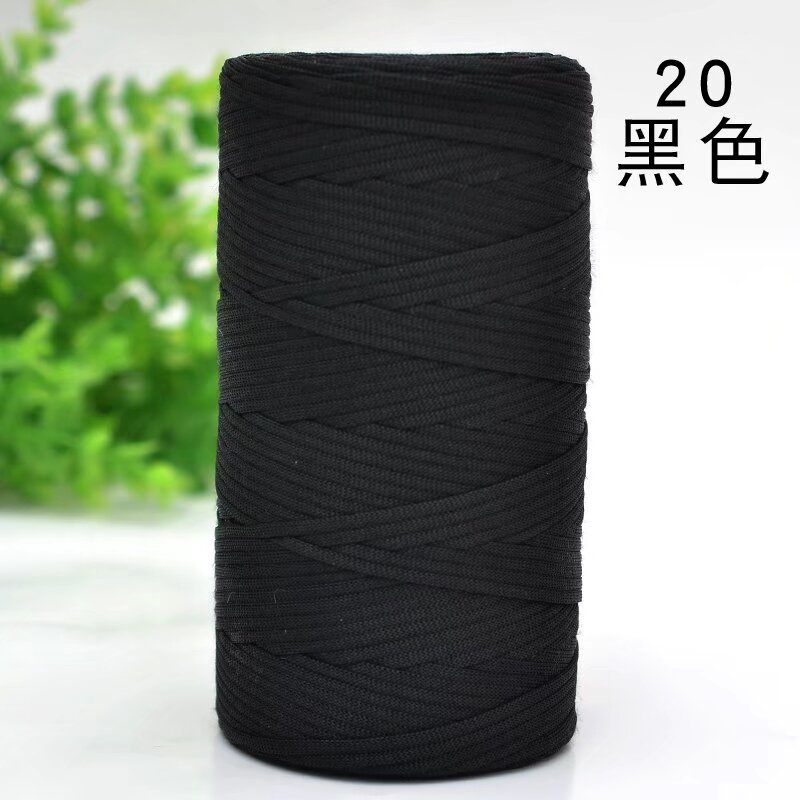 Algodón mercerizado, lino, laca, hilo de seda de hielo, bricolaje tejido a mano, protección solar de primavera y verano, sombrero para el sol, bolso de ganchillo, cojín, zapatos