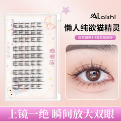 嚴選源頭618分段式小惡魔懶人三部曲單簇太陽花假睫毛自然眼睫毛