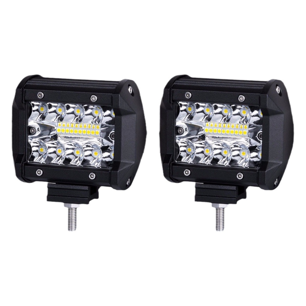 Coche luz pulgadas auxiliar externo 4-ojo off-carretera vehículo 20led luz revisión trabajo coche modificado coche Luz