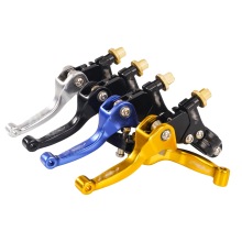 摩托车改装件手刹配件 CNC液压铝合金电动车通用离合手把刹车手柄