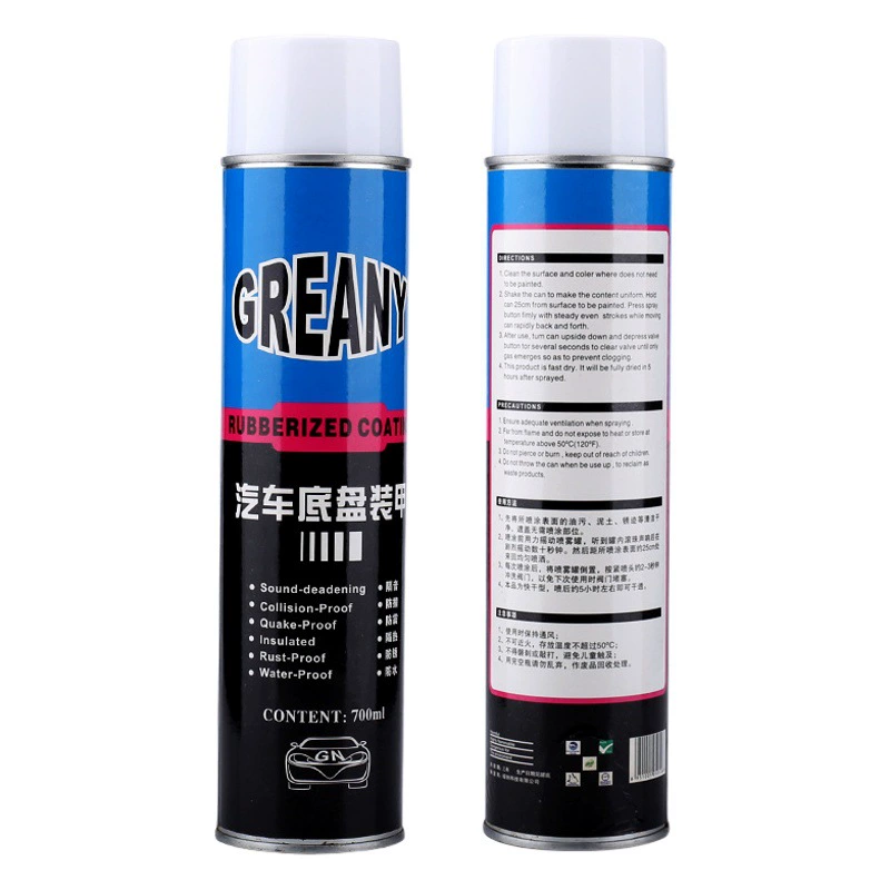 Звукоизоляционная краска для шасси на масляной и водной основе, взрывобезопасная и теплоизоляционная краска для автомобилей, самораспыляемая антикоррозийная краска для шасси автомобиля, экологически чистая.