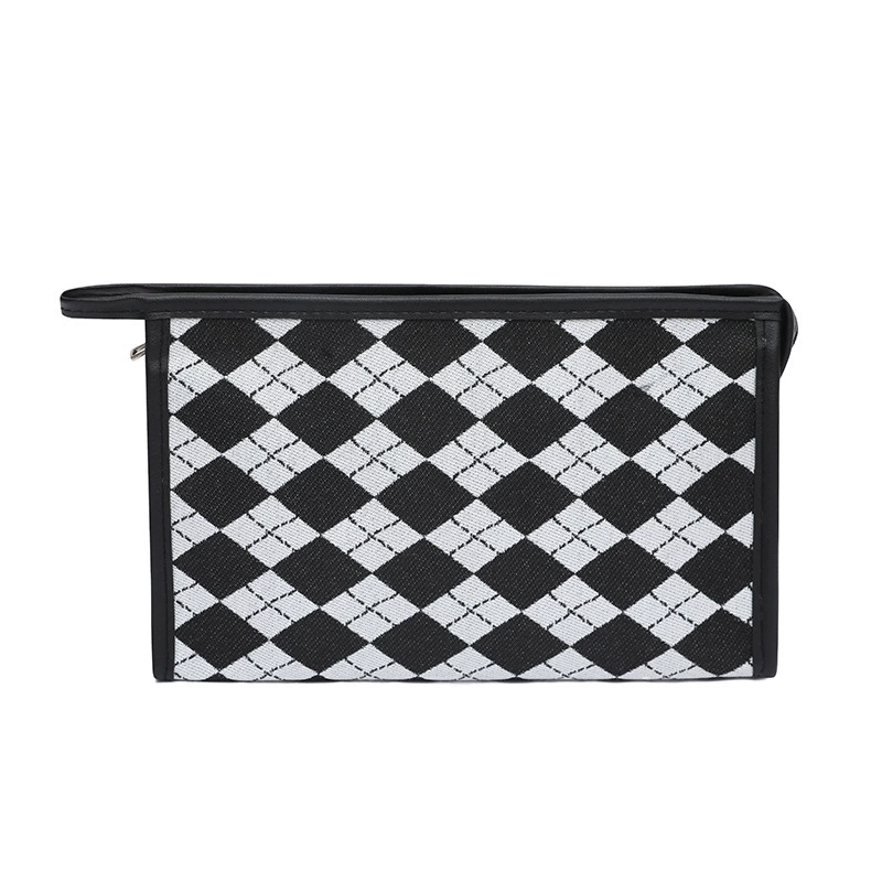 Classic cosmetic bag, chess, waterproof organizer bag