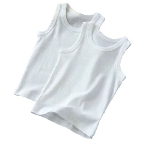 Customized Children's Camisole Summer New Pure Cotton Candy Color Solid Color Boys and Girls Versatile Slim Racerback