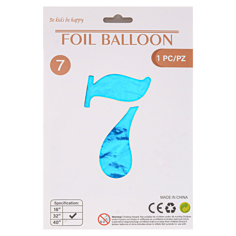 32 pulgadas Tarjeta de papel digital OPP globo de embalaje independiente fiesta de cumpleaños ambiente decorativo globo