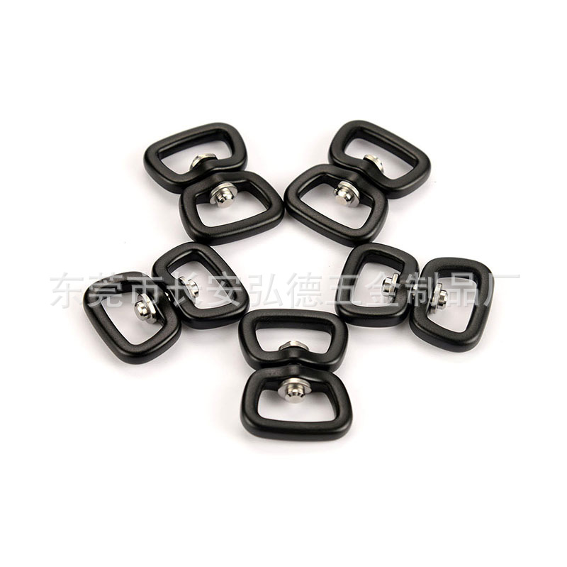 7075 Aviation Aluminum Carabiner Manufacturer Direct Sales Tent Tension Buckle Rock Climbing Tension Rope Swivel Ring Outdoor Camping Style Hook