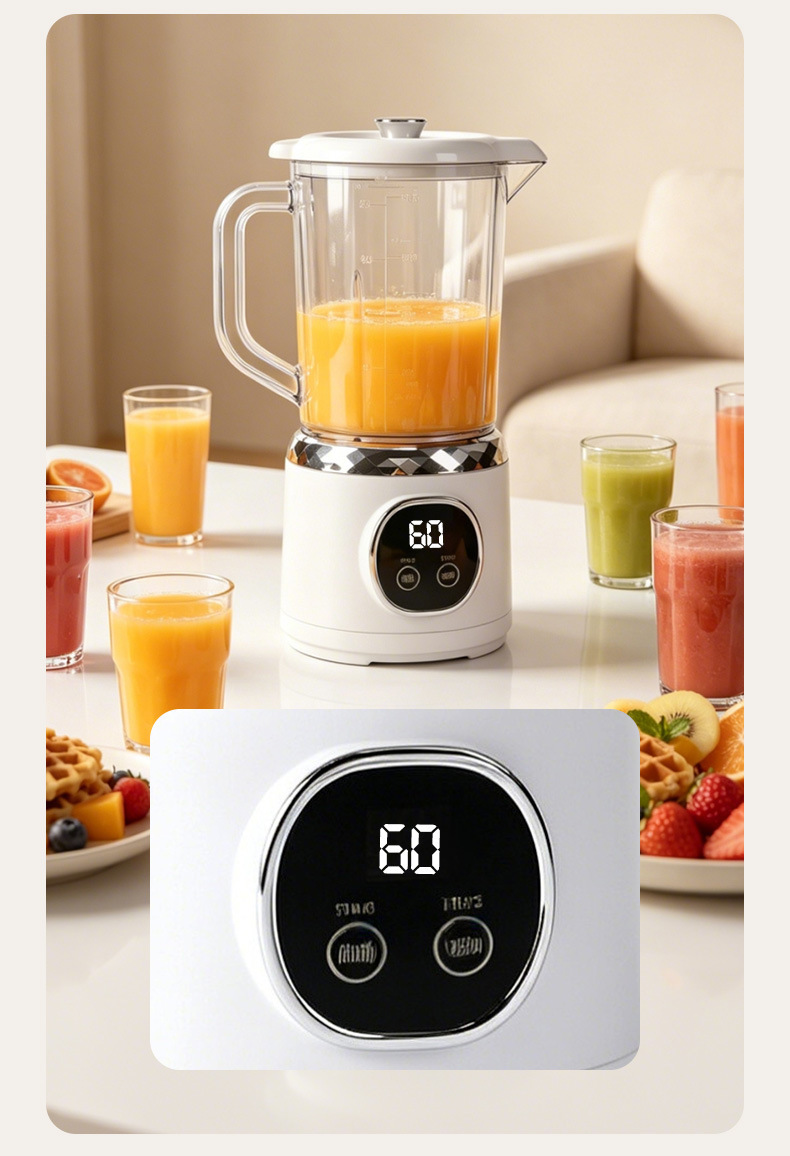 Cross-Border Best-Selling Dual-Blade Juicer Blender Fruit Juice Cup Household Commercial Small Multi-Function Large Capacity