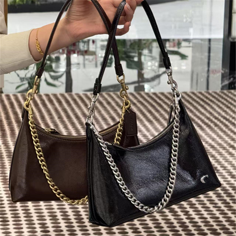 Koujia's High-Quality New Juliet25 Juliet Underarm Bag Oil-Waxed Leather Hobo Crossbody Handbag Shoulder Bag for Women