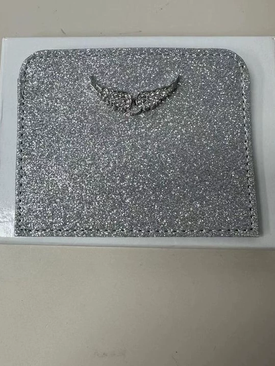 Кардхолдер (Zadig & Voltaire) с крыльями, компактный многофункциональный женский кошелёк