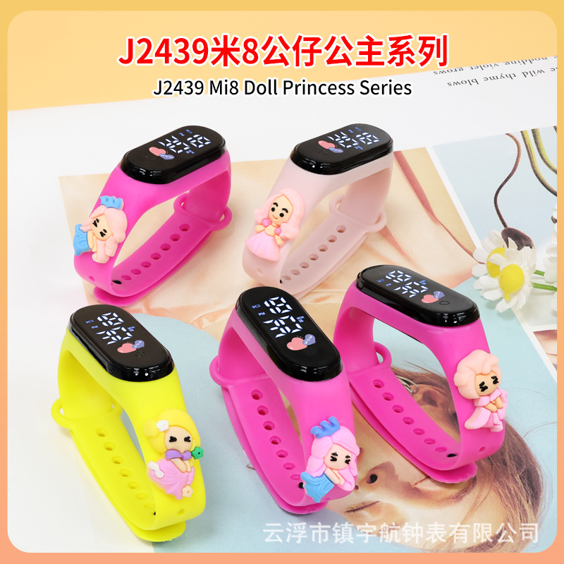 New Foreign Trade Cartoon Princess Doll Bracelet Electronic Watch Creative Gift Waterproof Watch Manufacturer Wholesale