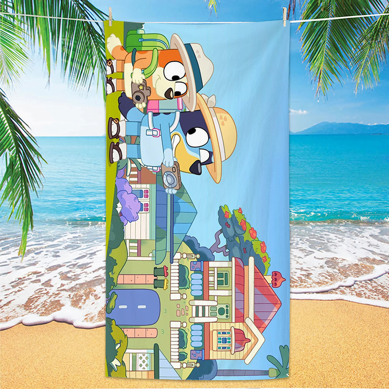 블루이 비치 목욕 타올 5