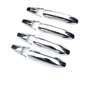 Suitable for 2007-2011 Honda CRV modified special handle decoration electroplating silver door handle protective shell
