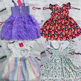 patpat儿童连衣裙杂款时尚潮流童装裙子kids dress外贸工厂直销批
