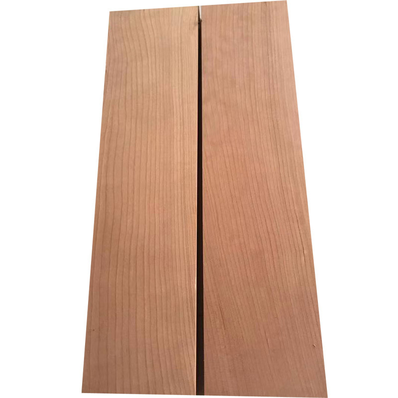 Madera de cereza Roja de América del Norte madera de cereza hoja de madera de madera maciza fina hoja de madera de madera fina registro de madera DIY soporte de productos grandes