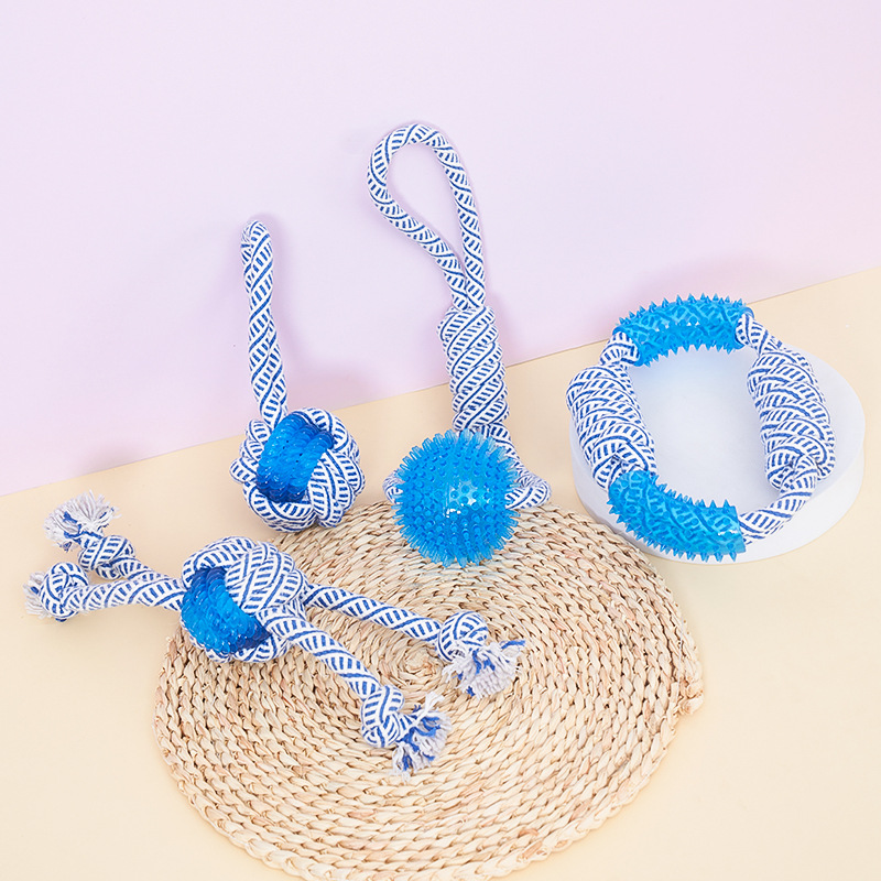 Ocean Series Cotton Rope Dog Toy - Color Variation