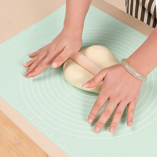 Baking Tools Large High Temperature Resistant Silicone Mat Rolling Dough Kneading Mat with Scale Silicone Chopping Board 50*40cm