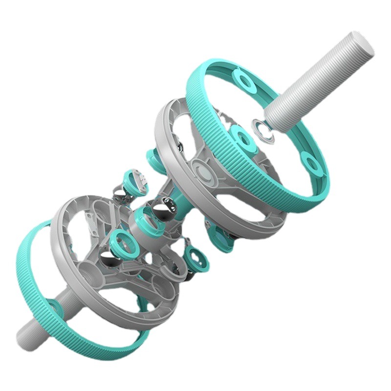 Multi-función push-up equipo de fitness máquina abdominal rueda muscular hombres y mujeres fitness dispositivo de tensión dispositivo mini mancuerna