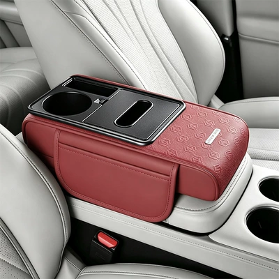 Armrest box pad – Holder for Car Interior - small-size-volcanic-red-35x16x7cm