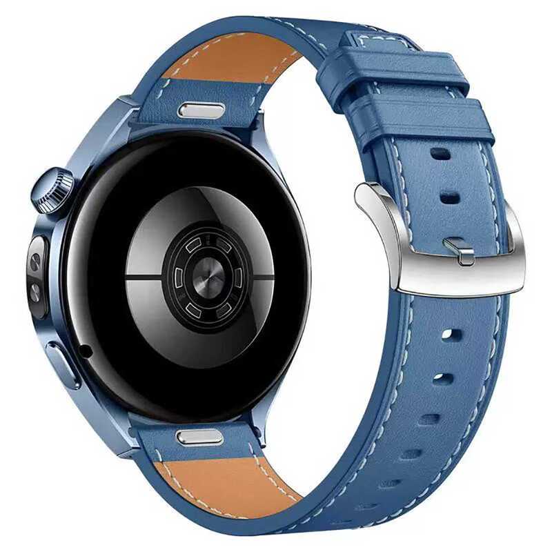 适用于华为watch5手表表带真皮按键表带WATCH5按压式真皮表带22mm|undefined