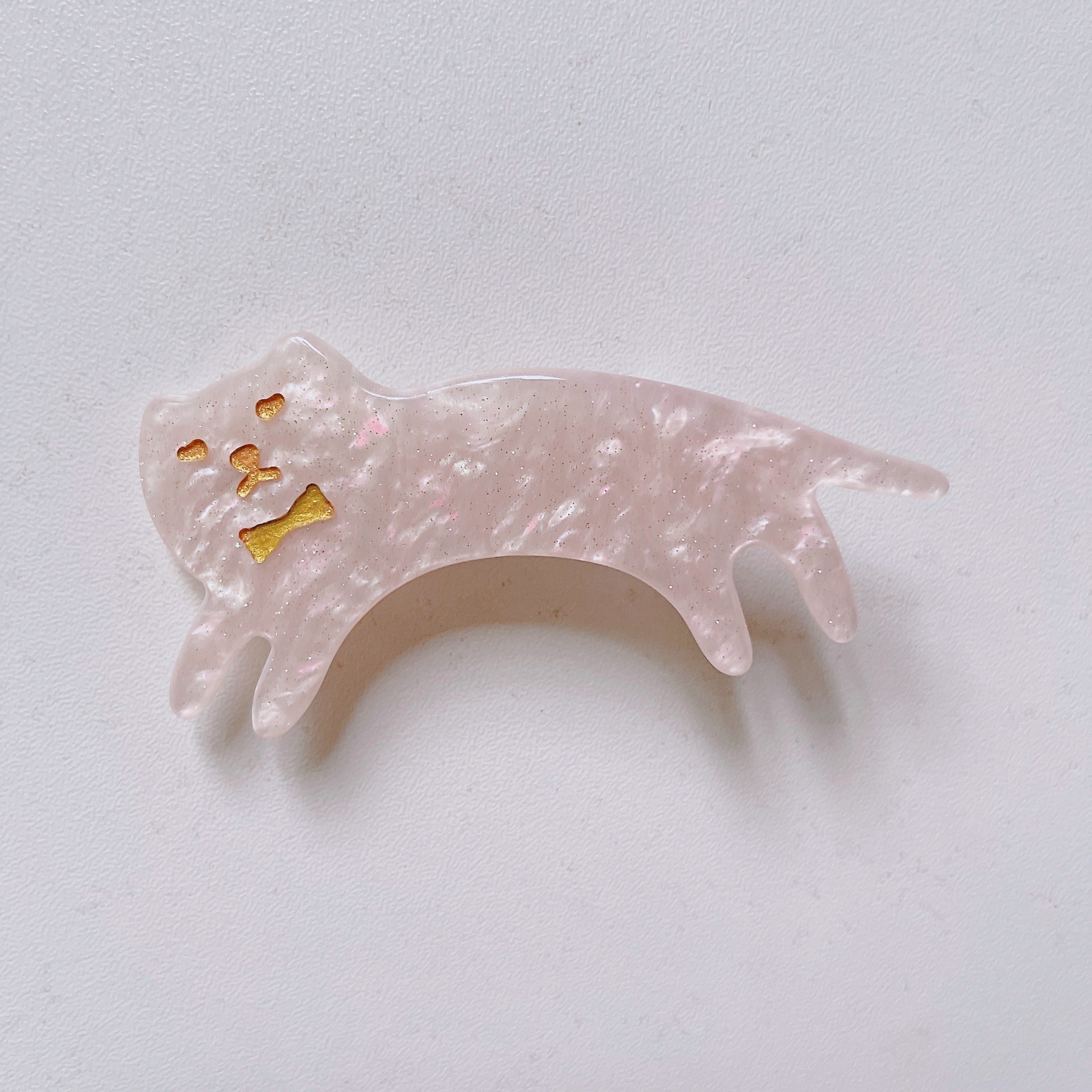 Cute Cat Arylic Hair Clip display picture 5