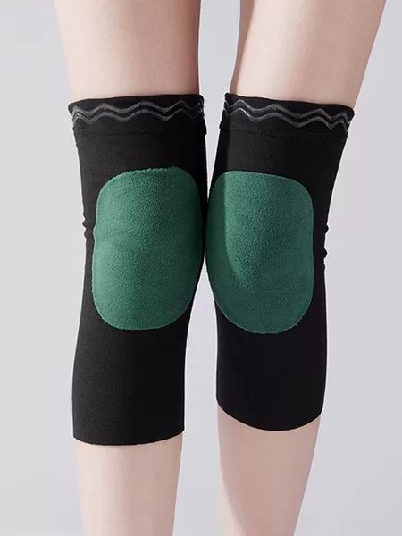 Deron 30CM leg and knee warmers, with folded edges and fleece lining, provide warmth and prevent slipping, suitable for both men and women, offering protection against cold weather for knees and legs