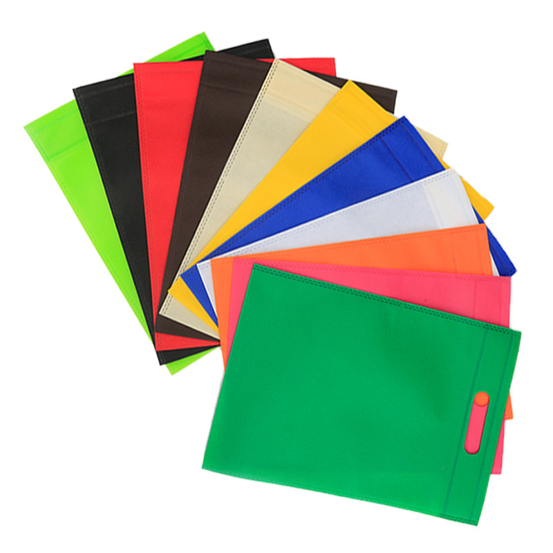 Spot now selling non-woven bag flat pocket environmental protection bag biodegradable commercial clothing bag advertising shopping bag LOGO