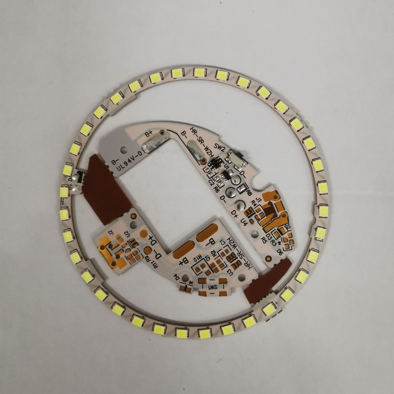 干电池手机补光灯板手机自拍灯主板圆款RK12电池款补光灯PCBA