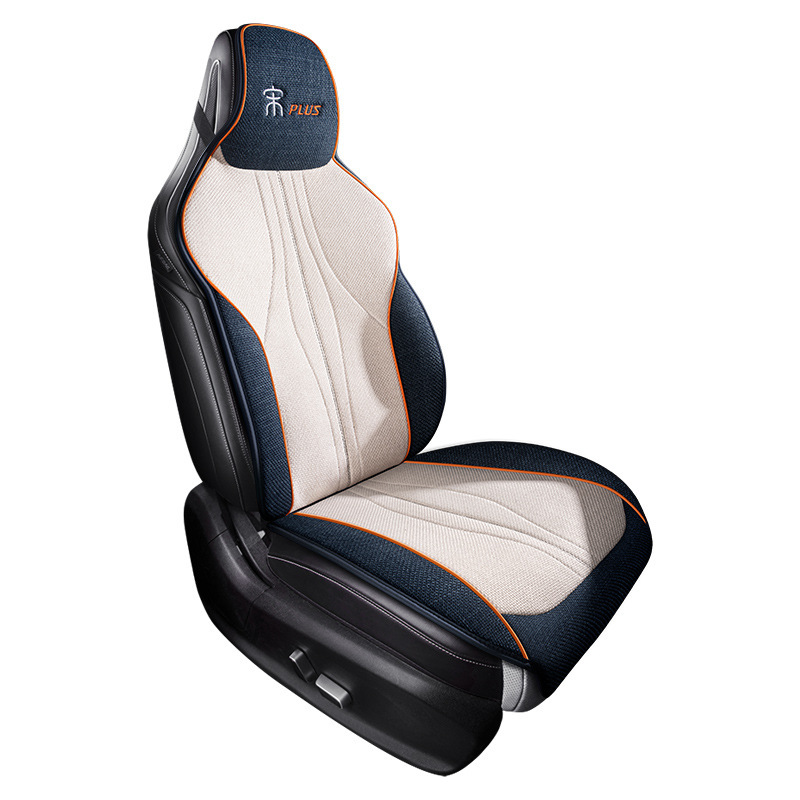 比亜迪宋plus dmi自動車シートカバー専用座布団シートクッション四季シートカバー亜麻半包通気型ev|undefined