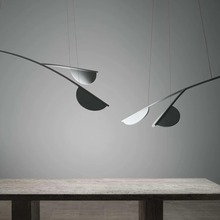 意大利FLOS餐厅岛台艺术吊灯餐桌灯叶子长条茶室设计师现代创意灯