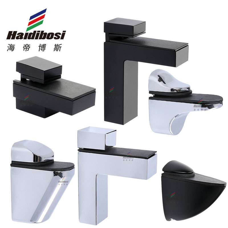 Zinc Alloy Adjustable Glass Shelf Support Bracket Eagle Beak Clamp Fish Mouth Clamp Fixed Clamp for 3-35mm
