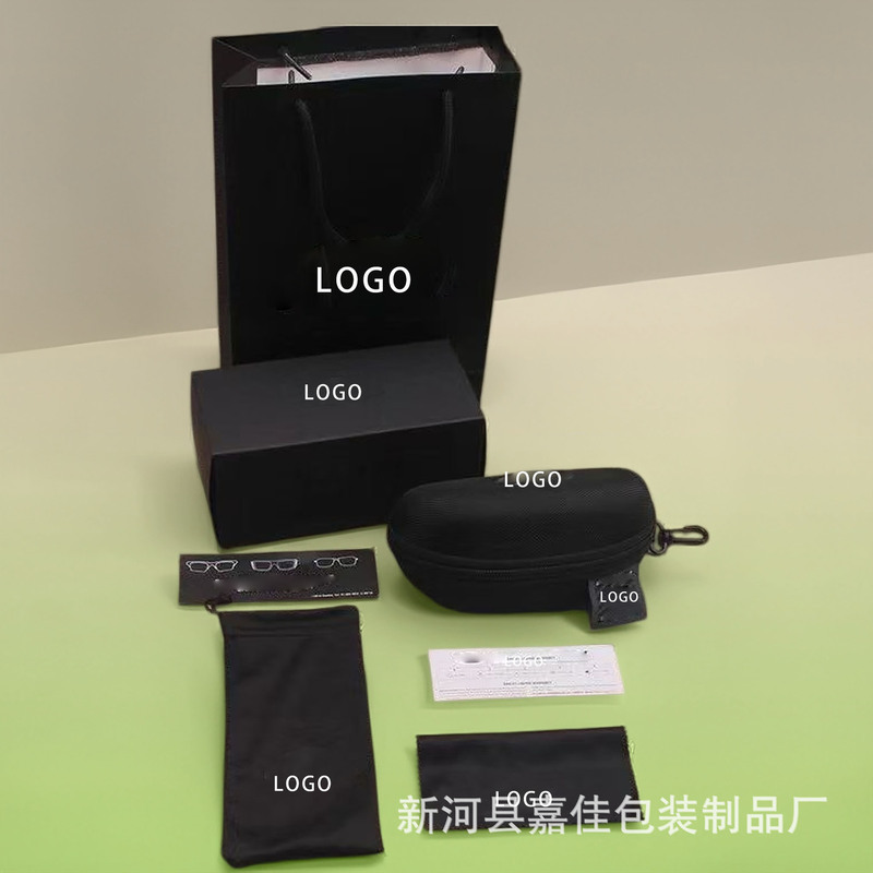 Wholesale Sunglasses Box Zipper Glasses Box Sport Sunglasses Box Black Sunglasses Box Portable Hard EVA Hanging