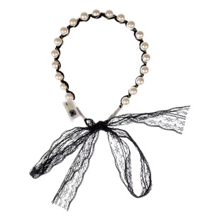 New Luminous Pearl Hairband Bow Cute Fairy Hair Accessories Internet Celebrity Same Style Night Market Stall Gift Wholesale