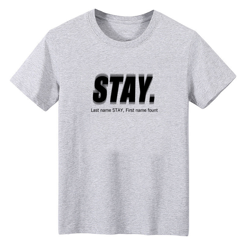 STAY(회색)-반소매