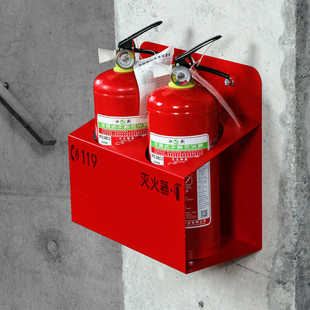 Stainless Steel Fire Extinguisher Box 2-pack Fire Extinguisher Special Fire Box Wall-mounted Fire Hydrant Bracket Commercial Customization