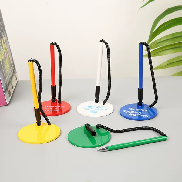 Promotional Advertising Pen Business Office Signature Pen Hotel Conference Pen Fixed Bank Counter Table Pen Printed Logo