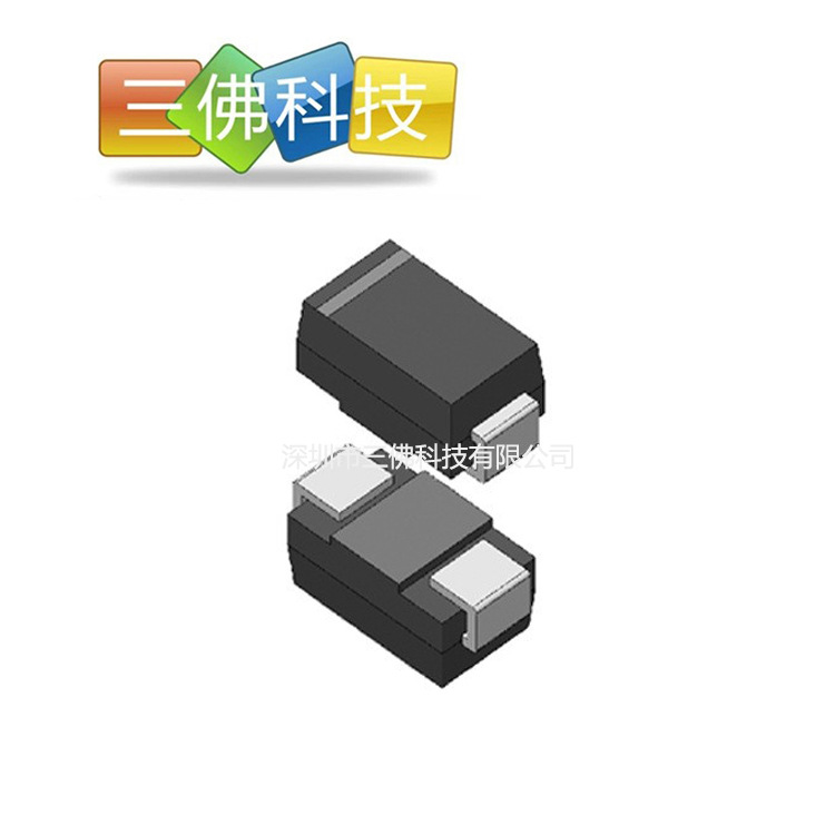 1N4148W-VL 开关二极管 1N4148W-VL 丝印T4 SOD-123 100V/150mA